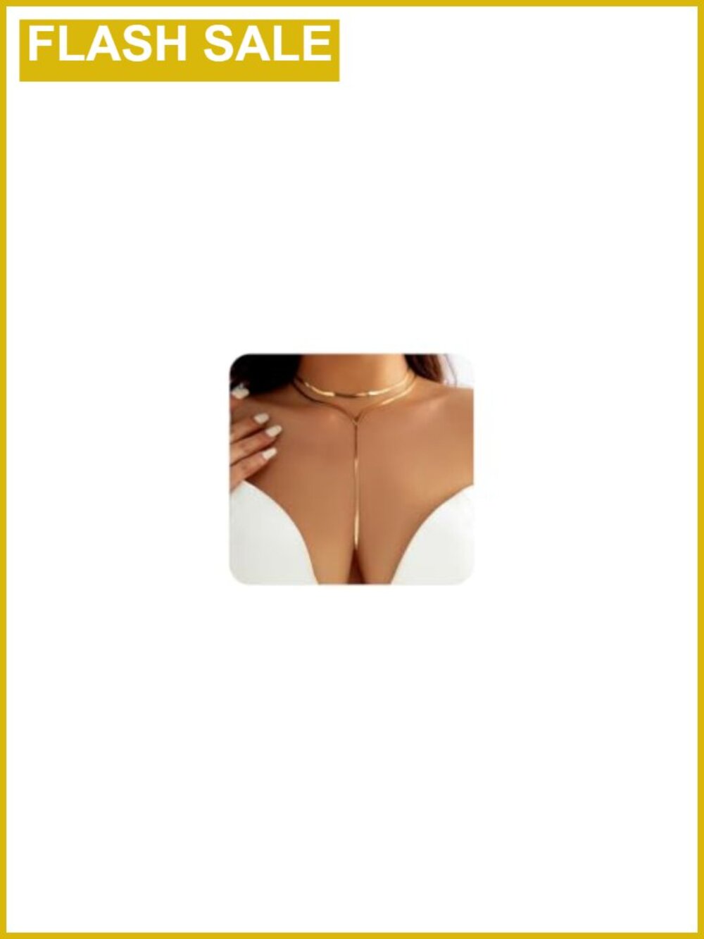 Chunky Gold Plated Snake Chain Choker Necklace Trendy Statement Jewelry for